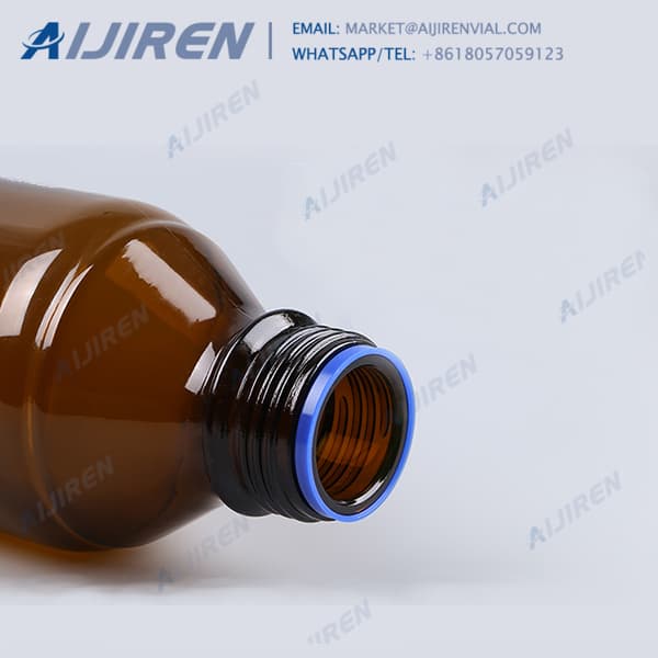 Iso9001 amber reagent bottle 1000ml Schott
